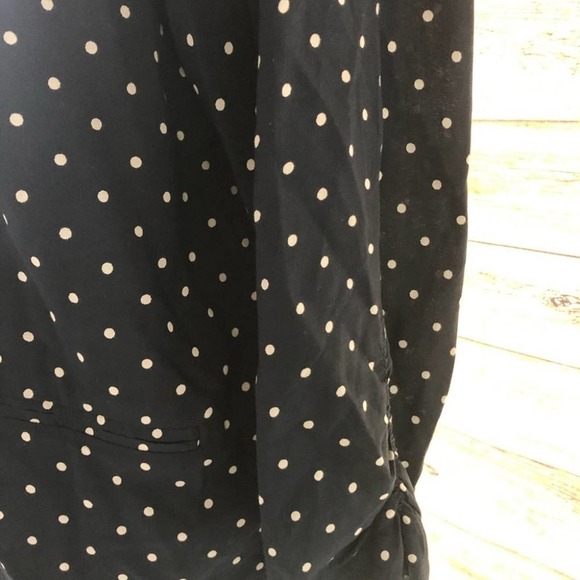 3/$30 Navy Polka Dot Cover Up - Picture 3 of 5
